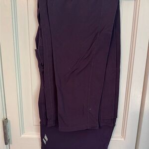 Purple Workout Leggings With Pockets